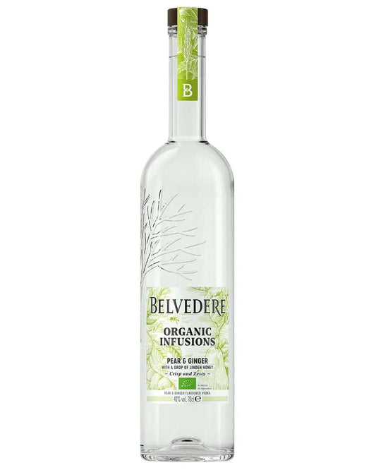 Belvedere Organic Infusions Pear & Ginger Vodka |Buy online with UK delivery at Drinks Yard | www.drinksyard.co.uk