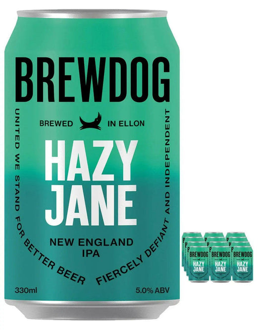 BrewDog Hazy Jane Beer Can Multipack |Buy online with UK delivery at Drinks Yard | www.drinksyard.co.uk