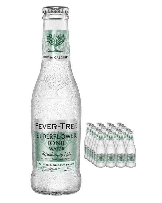 Fever-Tree Refreshingly Light Elderflower Tonic Water Multipack 200 ml |Buy online with UK delivery at Drinks Yard | www.drinksyard.co.uk