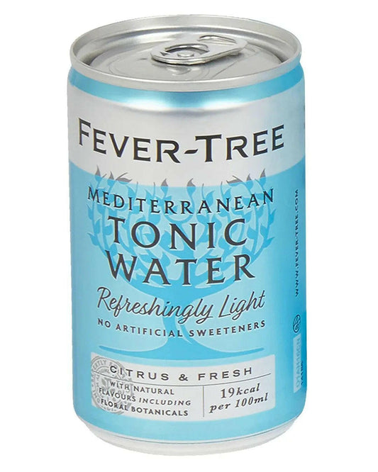 Fever-Tree Refreshingly Light Mediterranean Tonic Water 150 ml |Buy online with UK delivery at Drinks Yard | www.drinksyard.co.uk