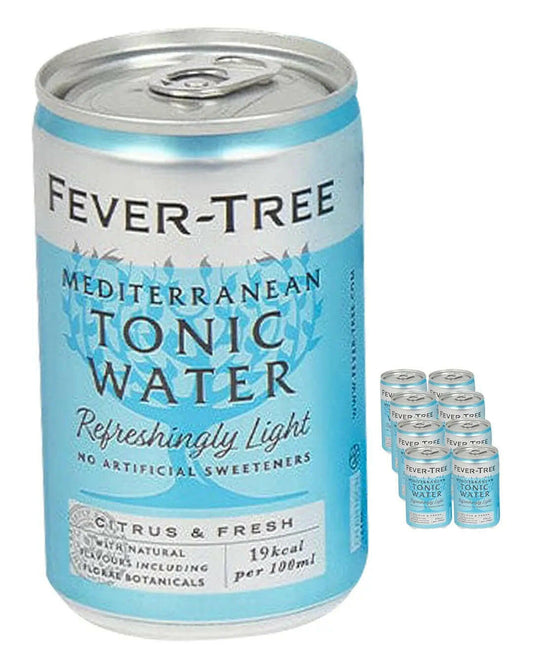 Fever-Tree Refreshingly Light Mediterranean Tonic Water Fridge Pack 150 ml |Buy online with UK delivery at Drinks Yard | www.drinksyard.co.uk