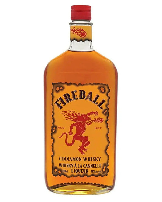 Fireball Cinnamon Whisky Liqueur |Buy online with UK delivery at Drinks Yard | www.drinksyard.co.uk