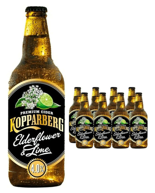 Kopparberg Elderflower & Lime Premium Cider Multipack |Buy online with UK delivery at Drinks Yard | www.drinksyard.co.uk