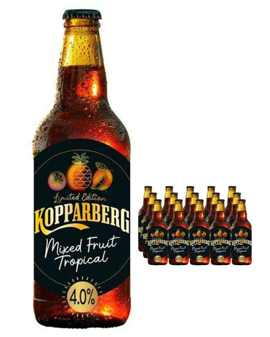 Kopparberg Mixed Fruit Tropical Premium Cider Multipack 15 x |Buy online with UK delivery at Drinks Yard | www.drinksyard.co.uk