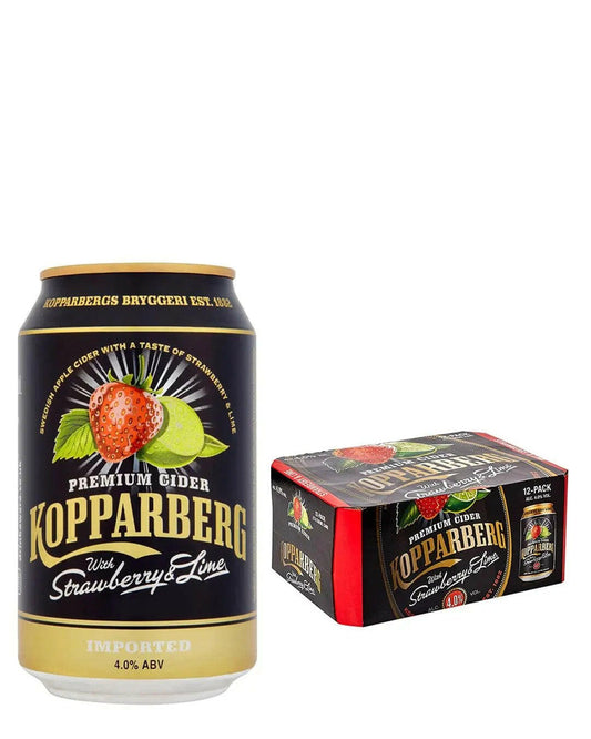 Kopparberg Strawberry & Lime Fridge Pack 10 x |Buy online with UK delivery at Drinks Yard | www.drinksyard.co.uk