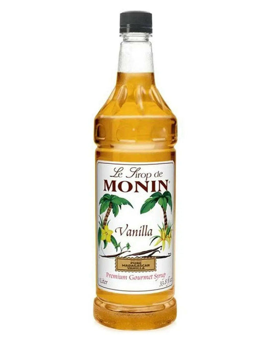 Monin Vanilla Syrup |Buy online with UK delivery at Drinks Yard | www.drinksyard.co.uk