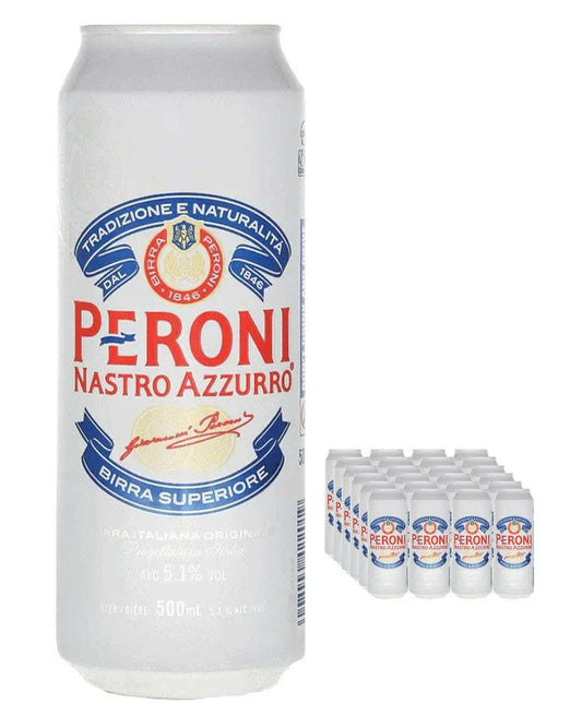 Peroni Nastro Azzurro Premium Lager Cans Multipack |Buy online with UK delivery at Drinks Yard | www.drinksyard.co.uk