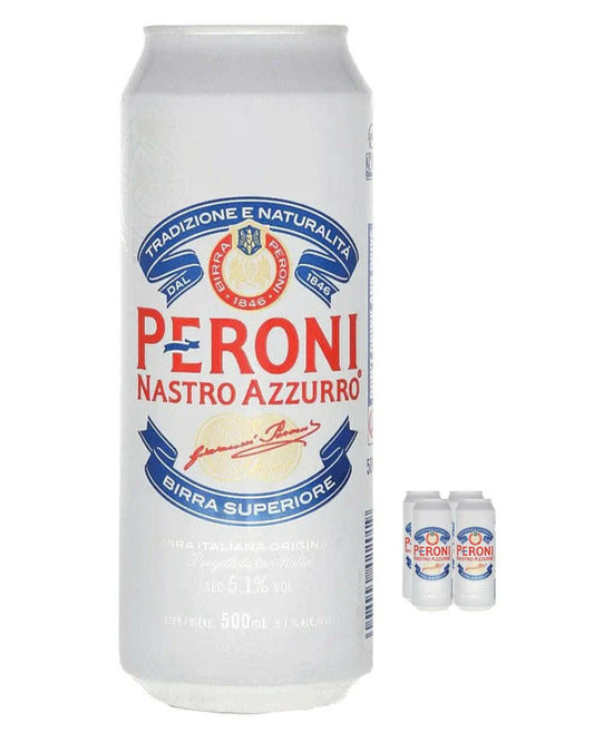 Peroni Nastro Azzurro Premium Lager Cans Multipack |Buy online with UK delivery at Drinks Yard | www.drinksyard.co.uk