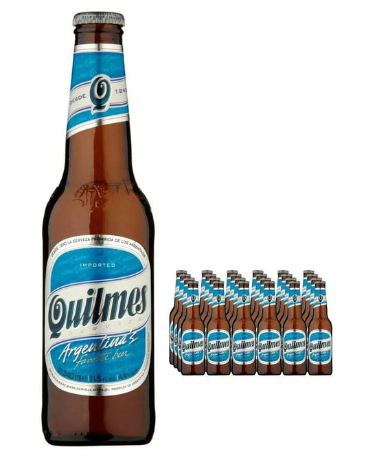 Quilmes Cerveza Premium Lager Beer Bottle Multipack 340 ml |Buy online with UK delivery at Drinks Yard | www.drinksyard.co.uk