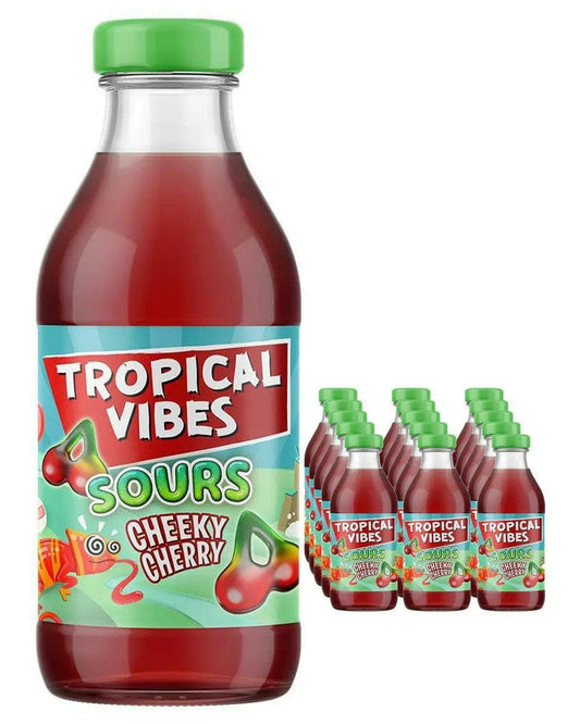 Tropical Vibes Cheeky Cherry Multipack 15 x |Buy online with UK delivery at Drinks Yard | www.drinksyard.co.uk