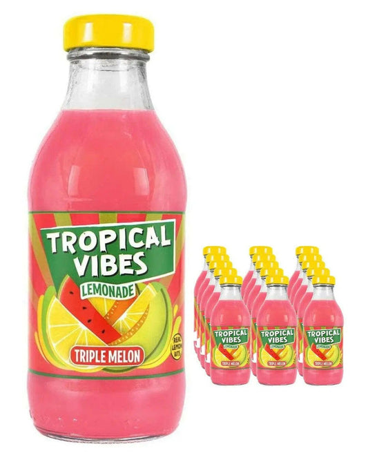 Tropical Vibes Lemonade Triple Melon Multipack 15 x |Buy online with UK delivery at Drinks Yard | www.drinksyard.co.uk