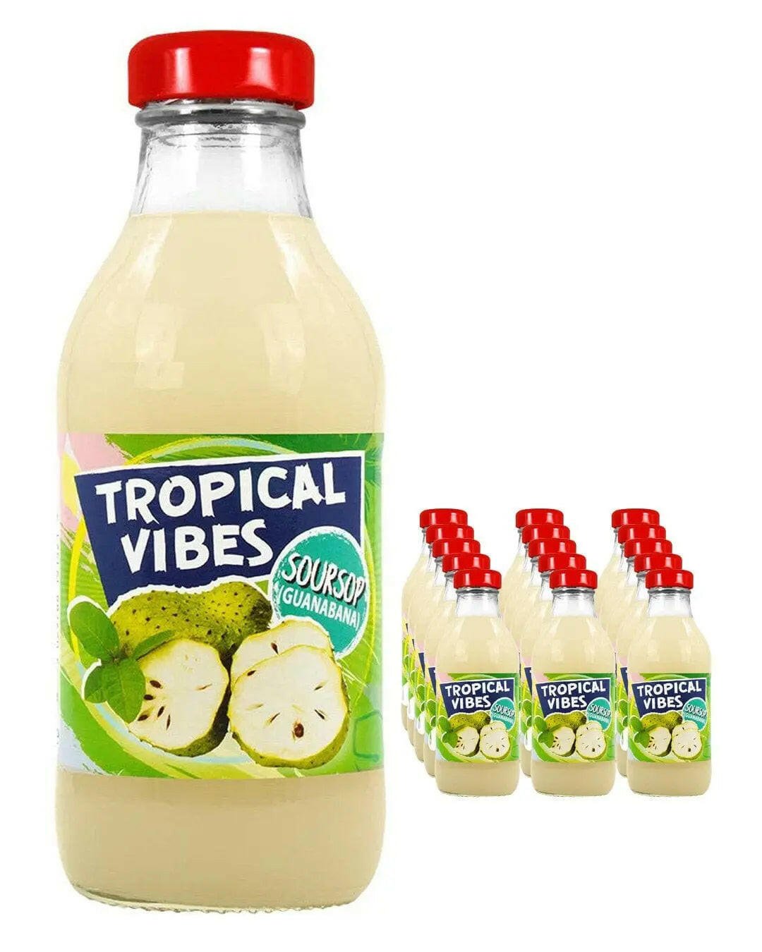 Tropical Vibes Soursop Drink Multipack 15 x |Buy online with UK delivery at Drinks Yard | www.drinksyard.co.uk