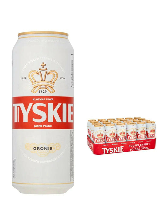 Tyskie Premium Lager Multipack |Buy online with UK delivery at Drinks Yard | www.drinksyard.co.uk